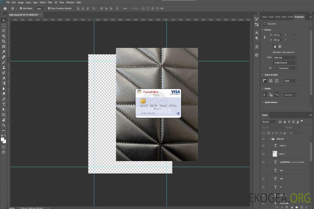 Bulgarie ProCredit Visa Electron photolook recto template Bulgarie ProCredit Visa Electron photolook recto template